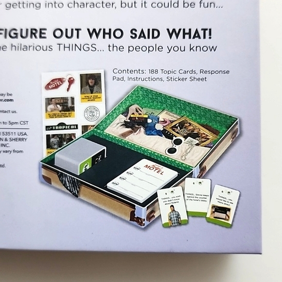 Things  Game The Schitts Creek Edition 4+ Players Ages 14+ - Picture 5 of 8